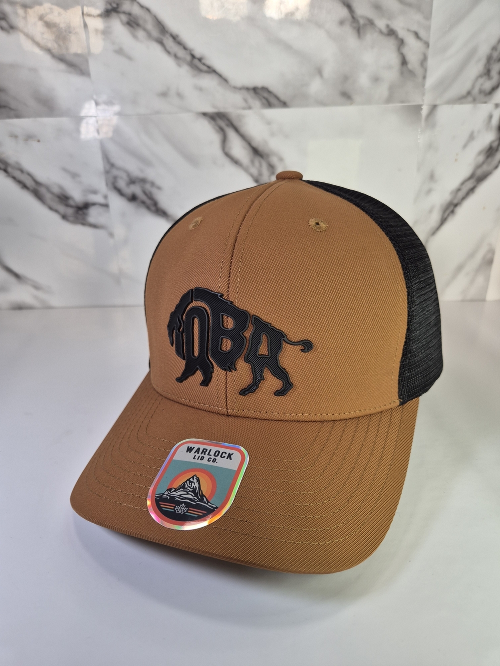 TOBA SNAPBACK BISON HAT. Division Trucker Cap Work Wear Hat